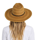 Haven Tan Wide-Brim Sun Hat with Chin Cord
