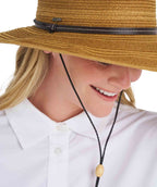 Haven Tan Wide-Brim Sun Hat with Chin Cord