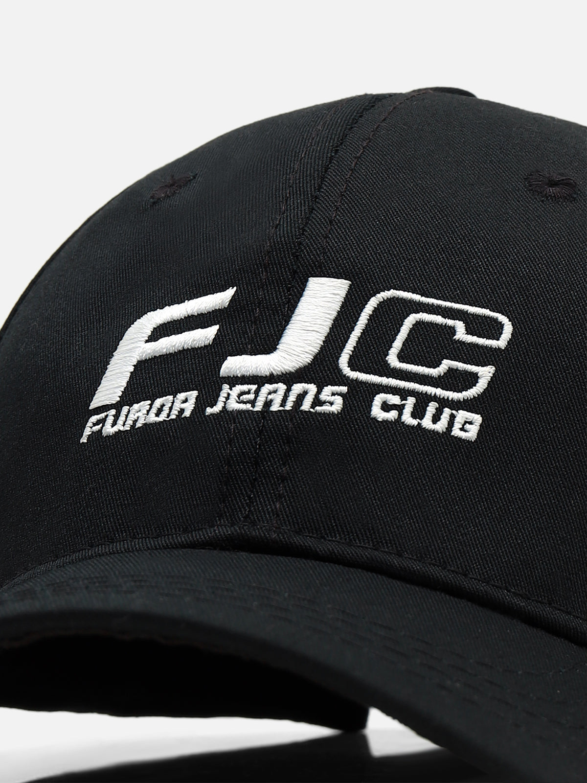 Ember Black Woven Baseball Cap