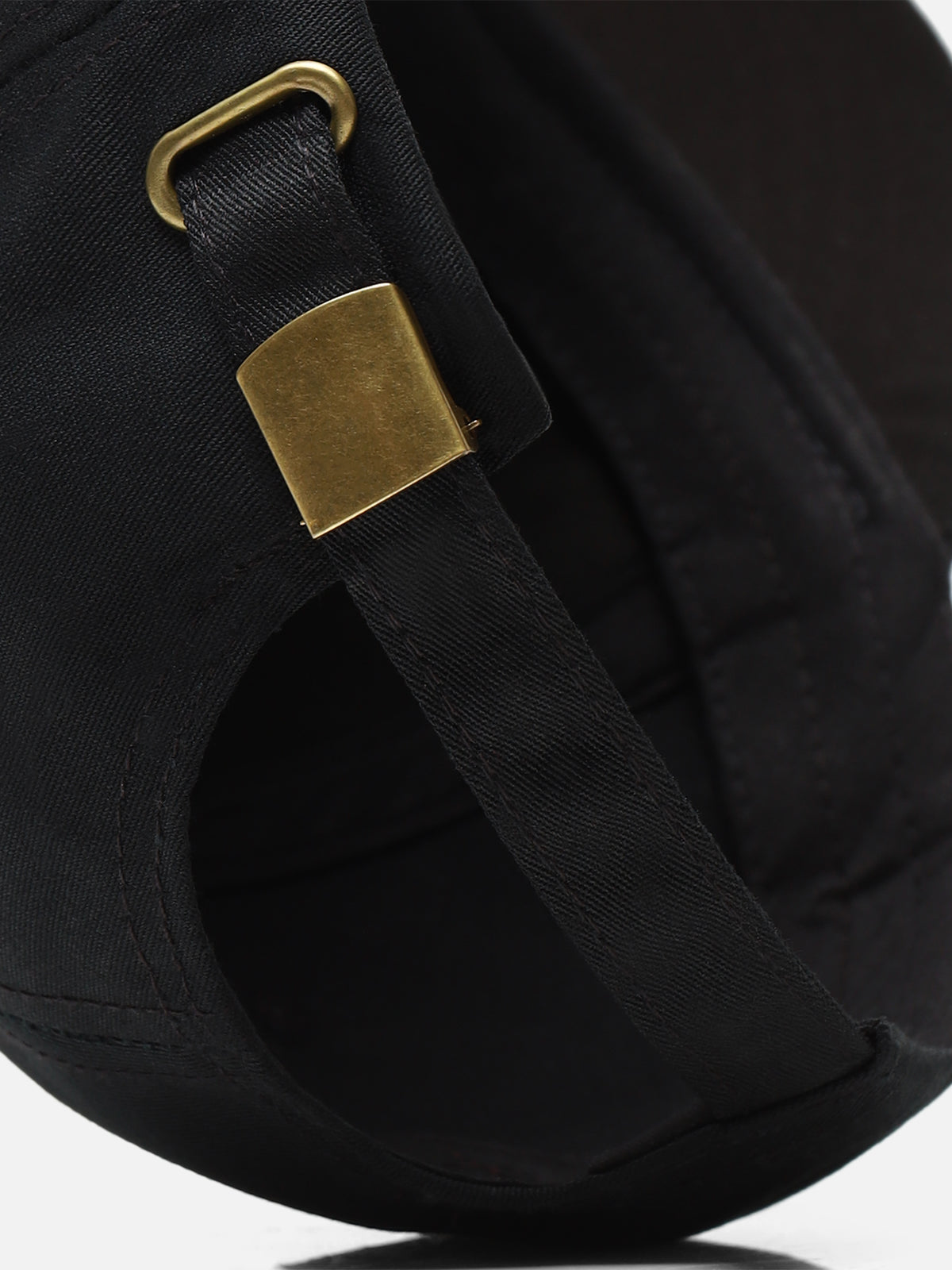 Ember Black Woven Baseball Cap