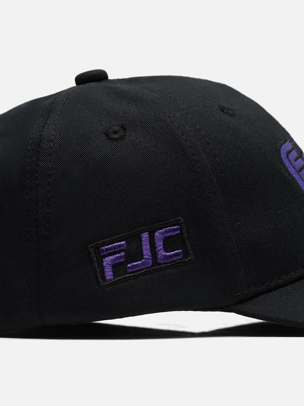 Cobalt Black Woven Baseball Cap