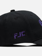 Cobalt Black Woven Baseball Cap
