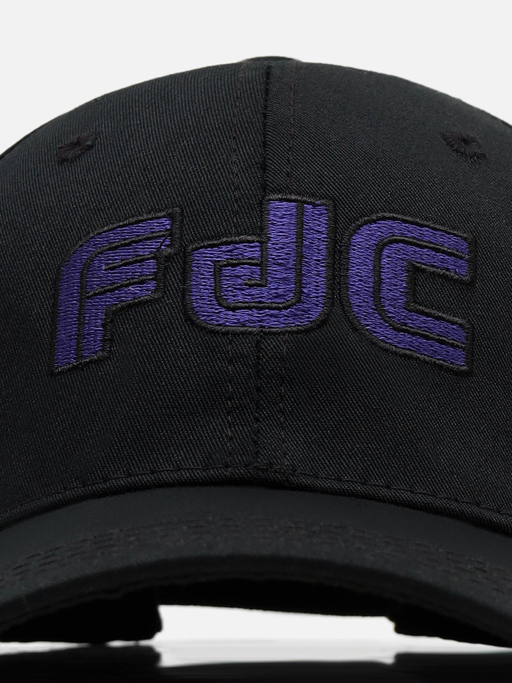 Cobalt Black Woven Baseball Cap