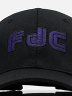 Cobalt Black Woven Baseball Cap