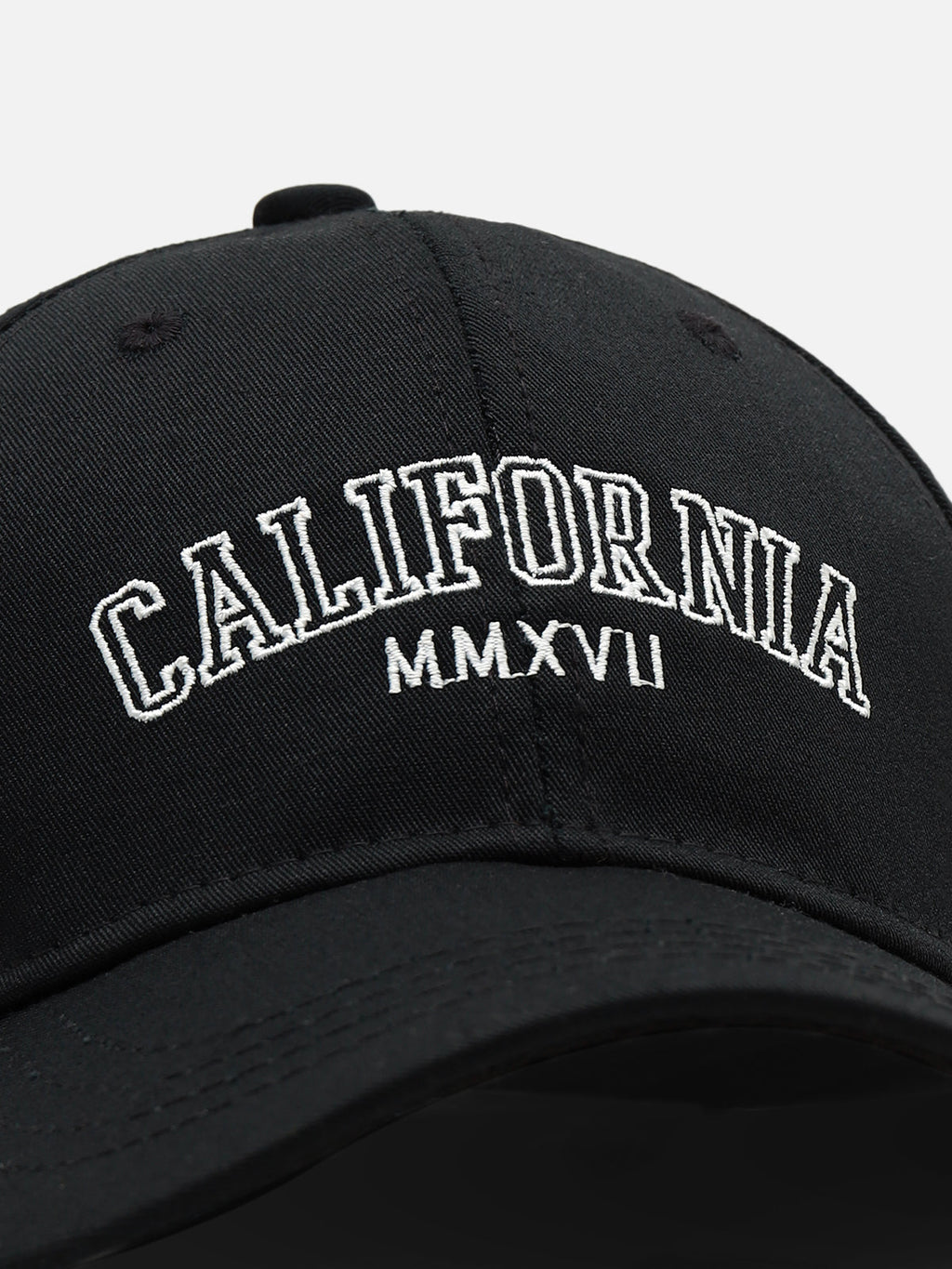 Vantage Black Woven Baseball Cap