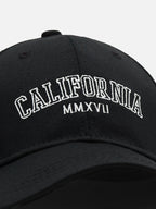 Vantage Black Woven Baseball Cap