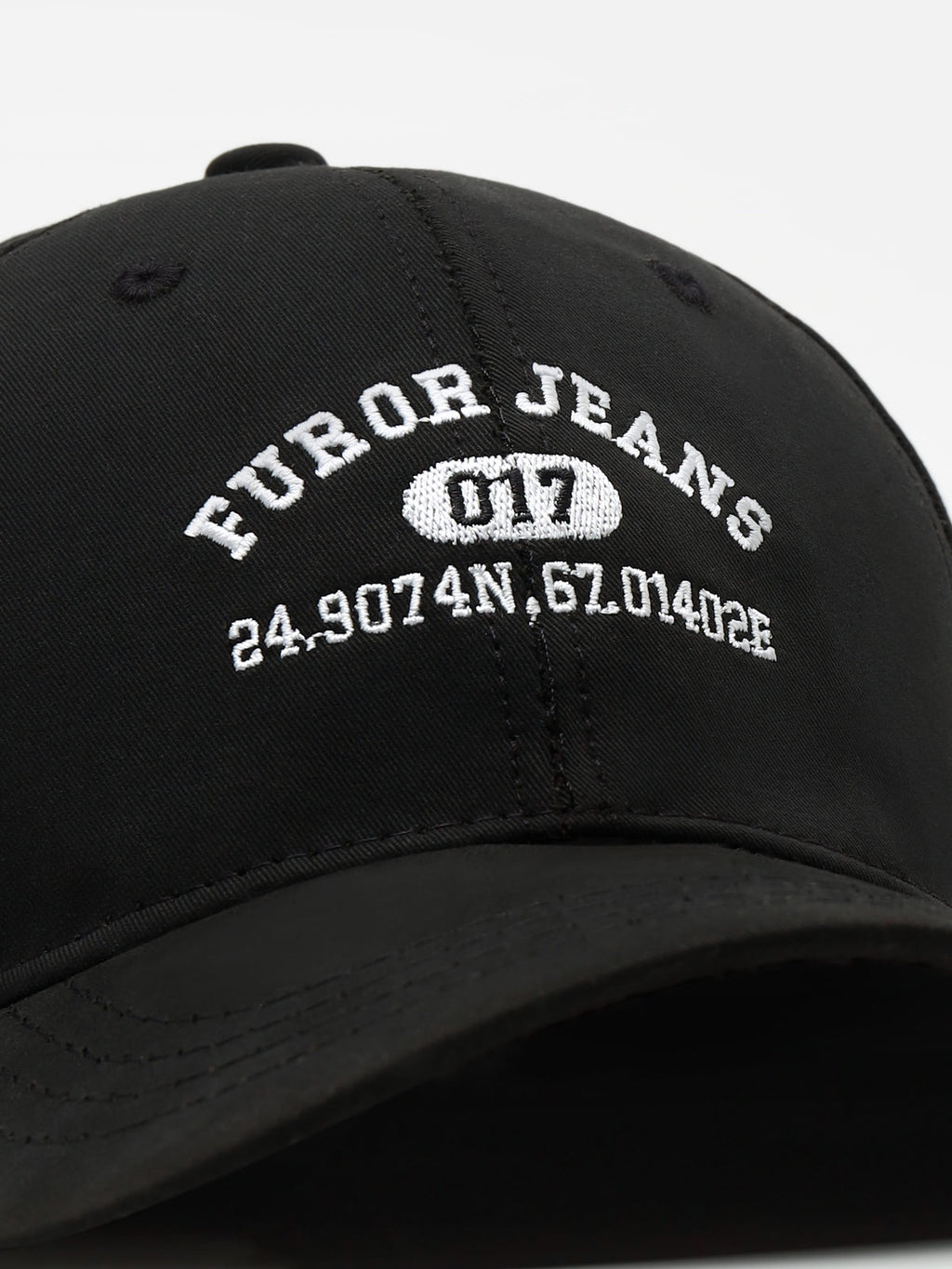 Surge Black Woven Baseball Cap