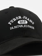 Surge Black Woven Baseball Cap