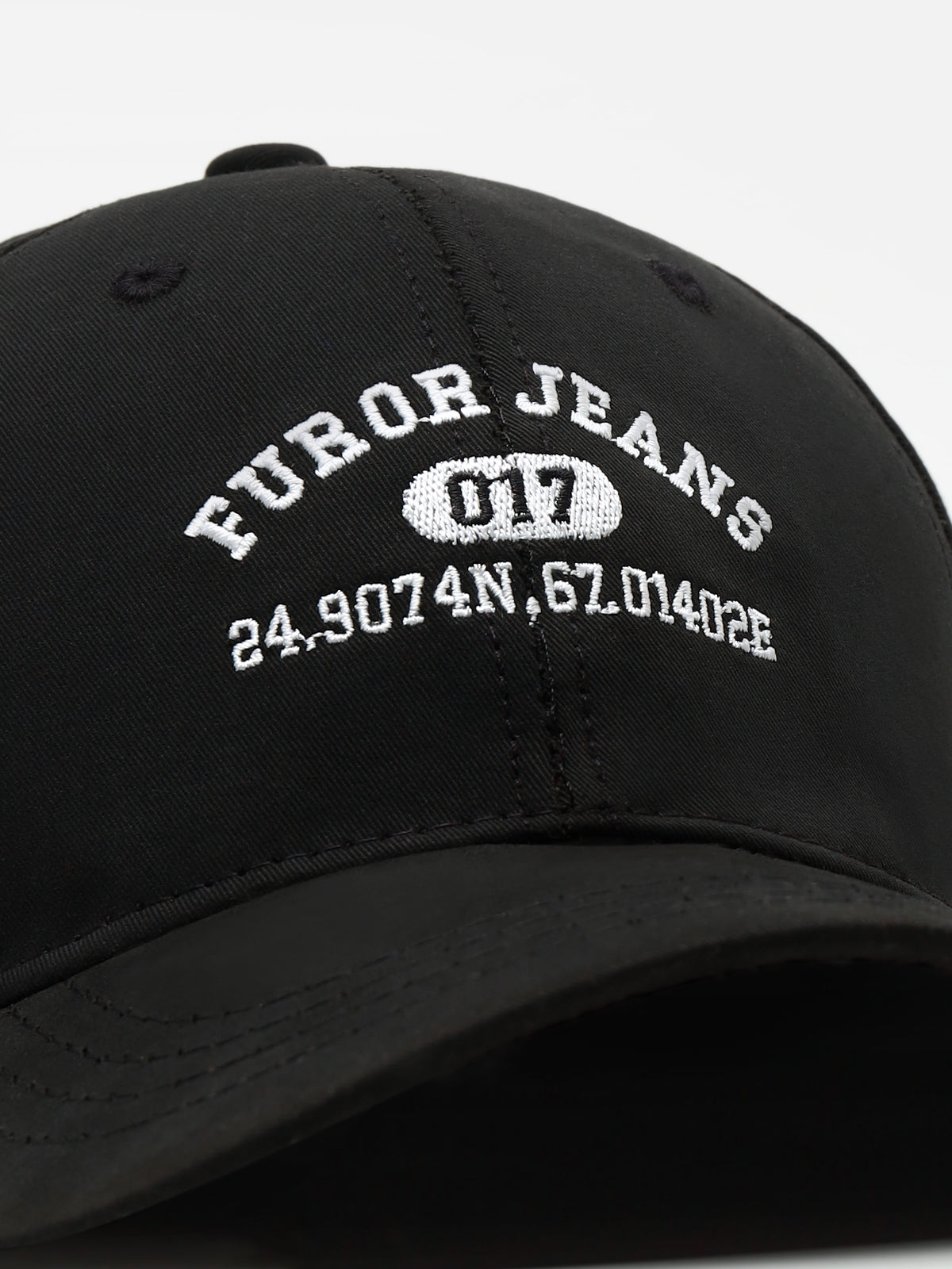 Surge Black Woven Baseball Cap