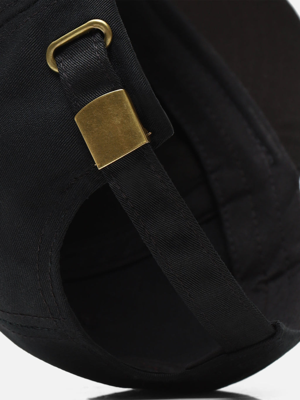 Cobalt Black Woven Baseball Cap