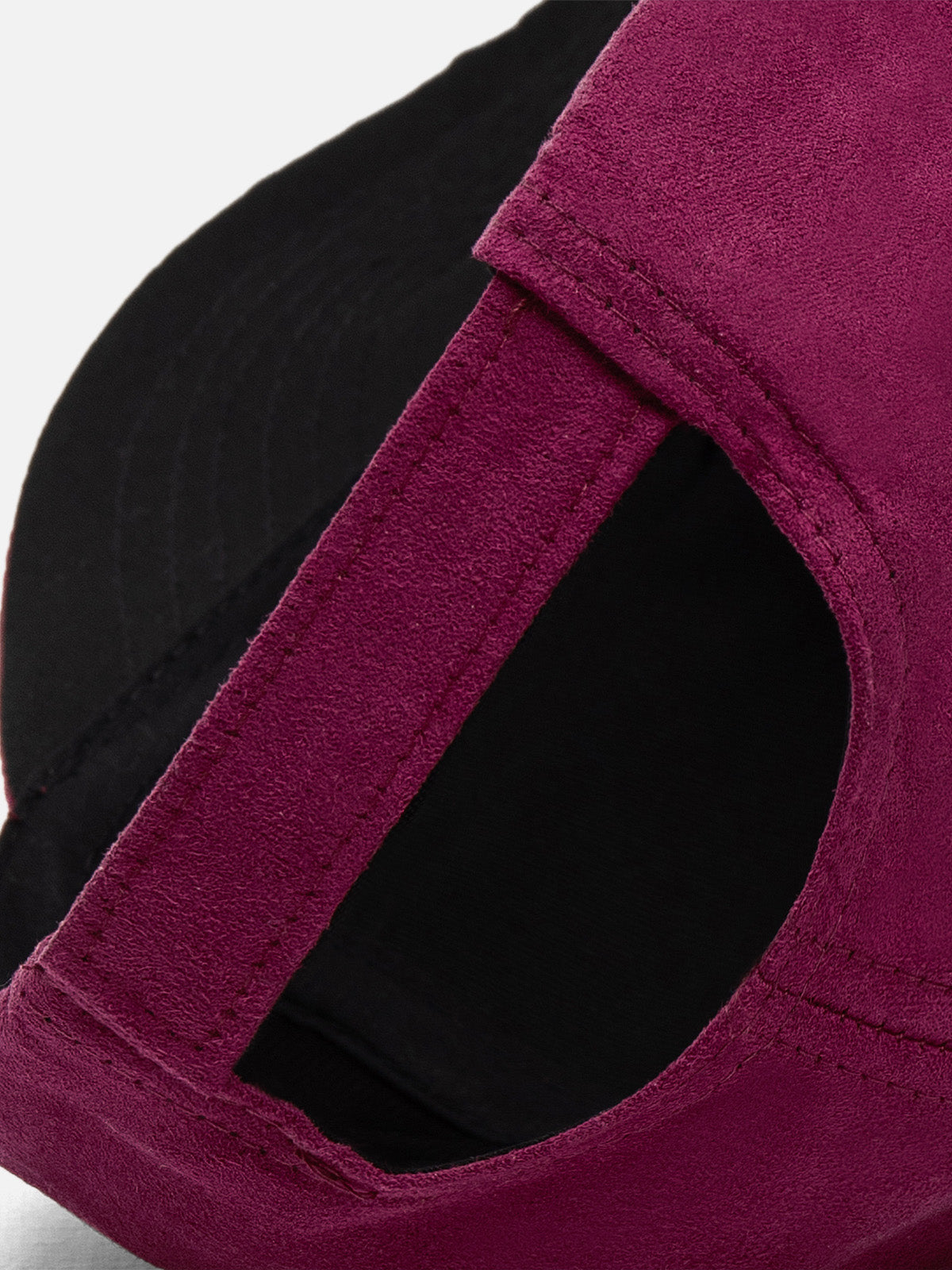Talon Women's Maroon Suede Baseball Cap