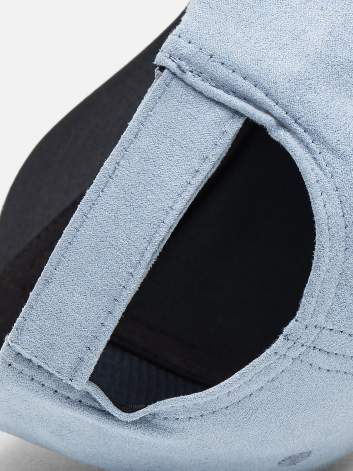 Apex Women's Light Blue Suede Baseball Cap