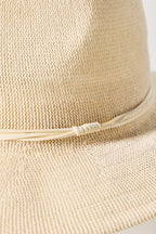 Larkspur Ivory Suede-Band Panama Hat