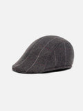 Marlow Dark Brown Flat Cap