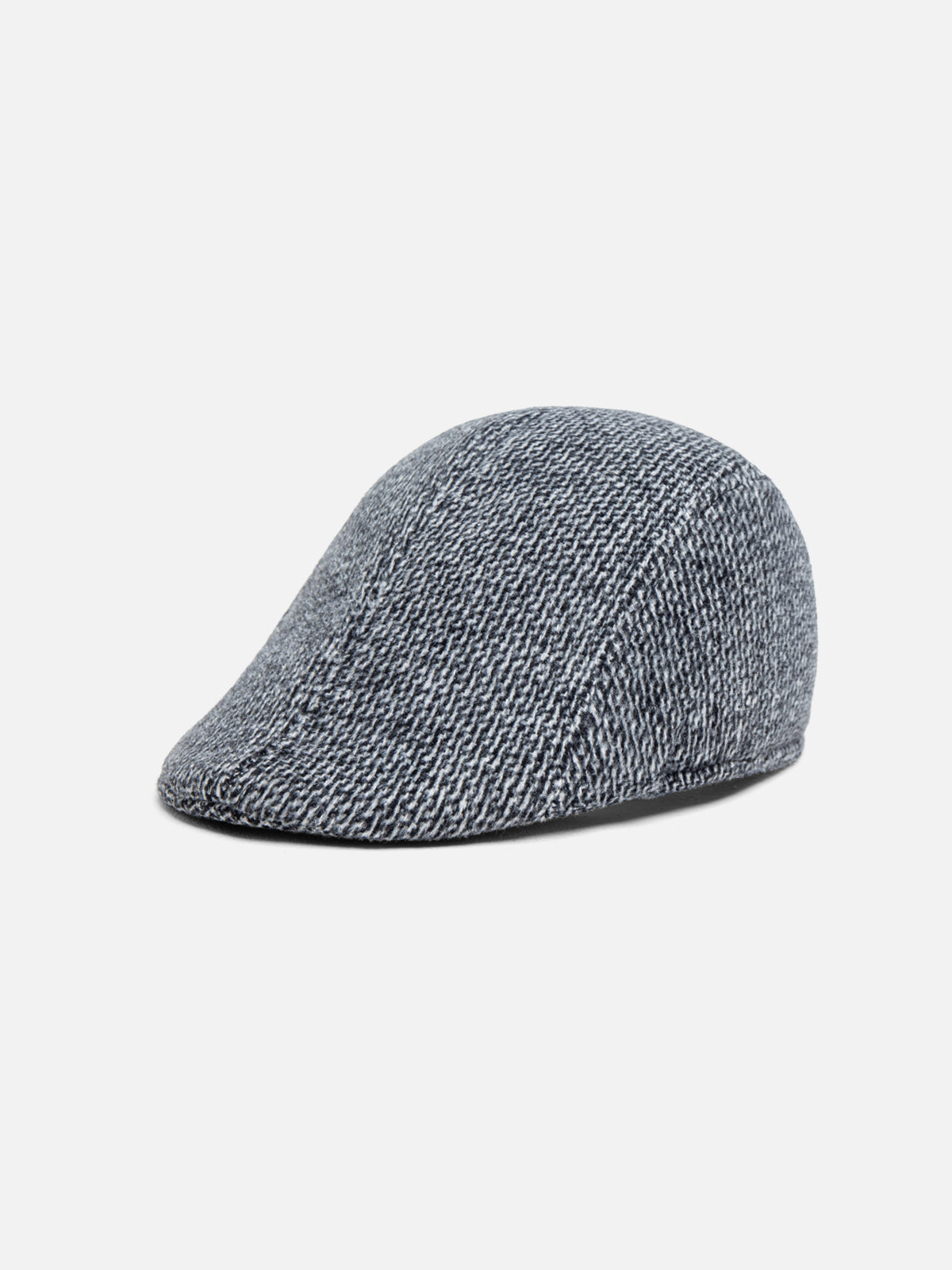 Braxton Black & White Flat Cap
