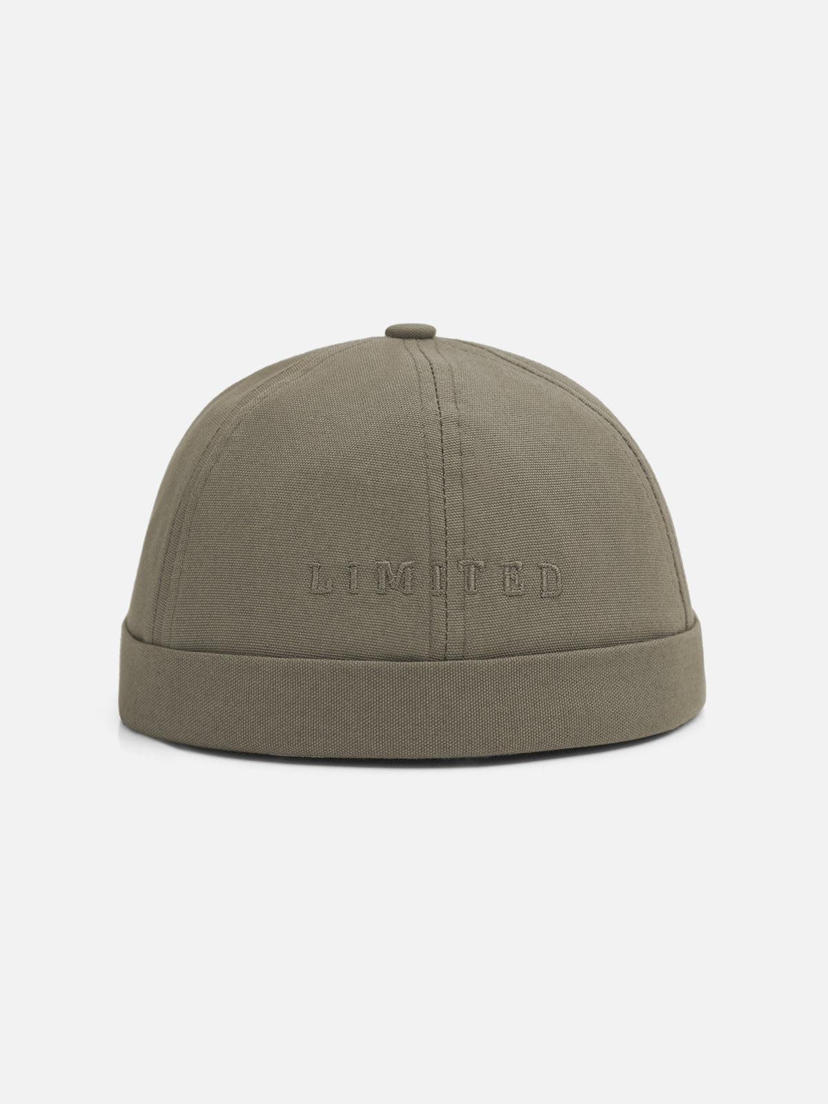 Quill Khaki Brimless Cap