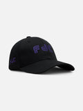 Cobalt Black Woven Baseball Cap