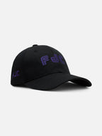 Cobalt Black Woven Baseball Cap