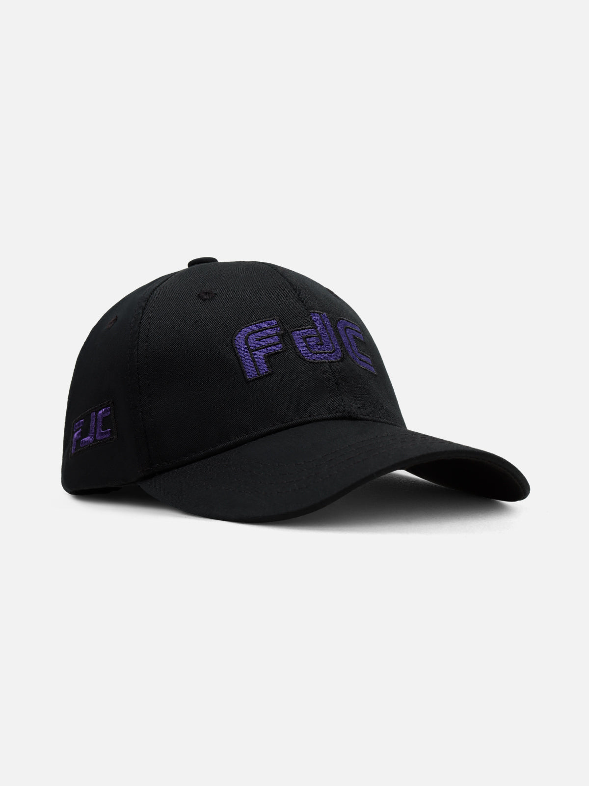 Cobalt Black Woven Baseball Cap