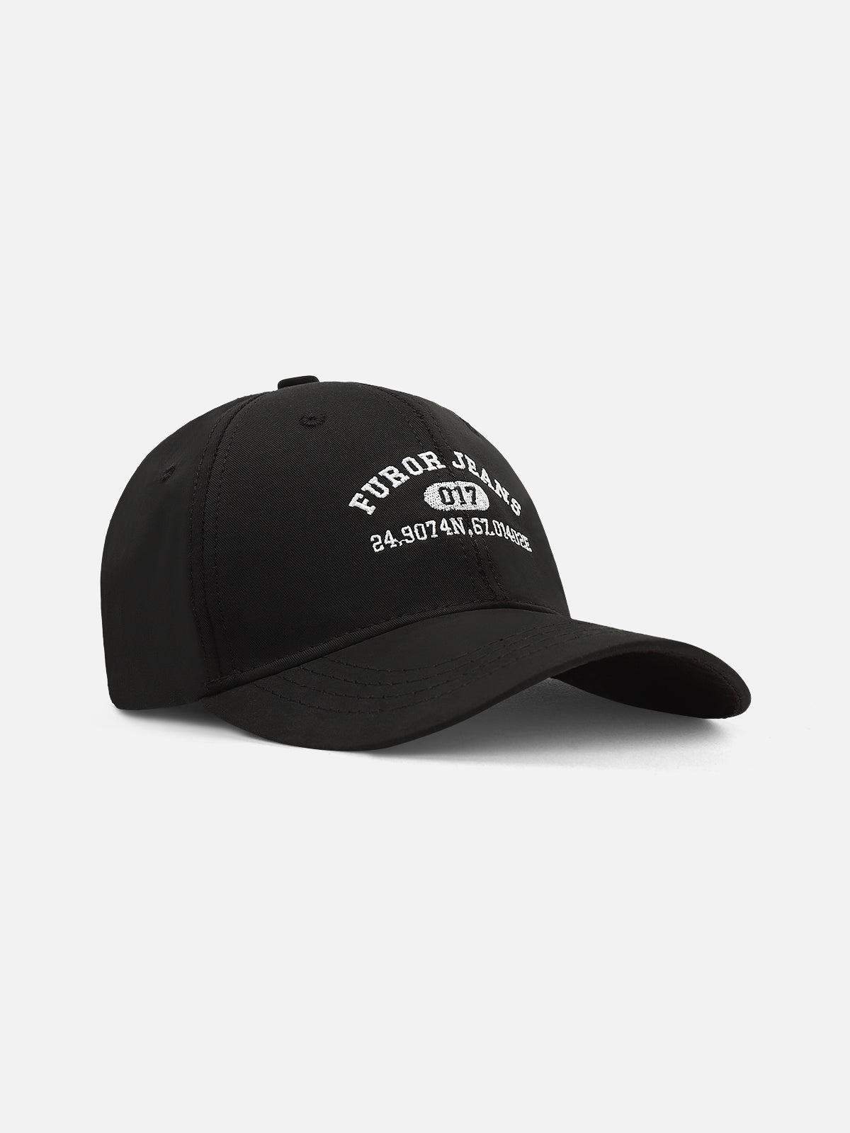 Surge Black Woven Baseball Cap