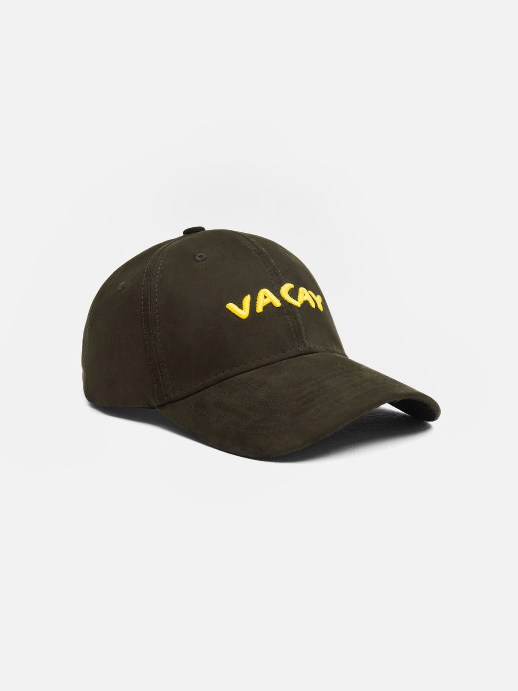 Auric Women's Olive Suede Baseball Cap