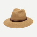 Verona Camel Woven Straw Panama Hat