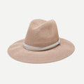 Elowen Pink Woven Straw Panama Hat