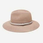 Elowen Pink Woven Straw Panama Hat