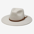 Azurine Putty Packable Wool Fedora