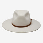 Azurine Putty Packable Wool Fedora