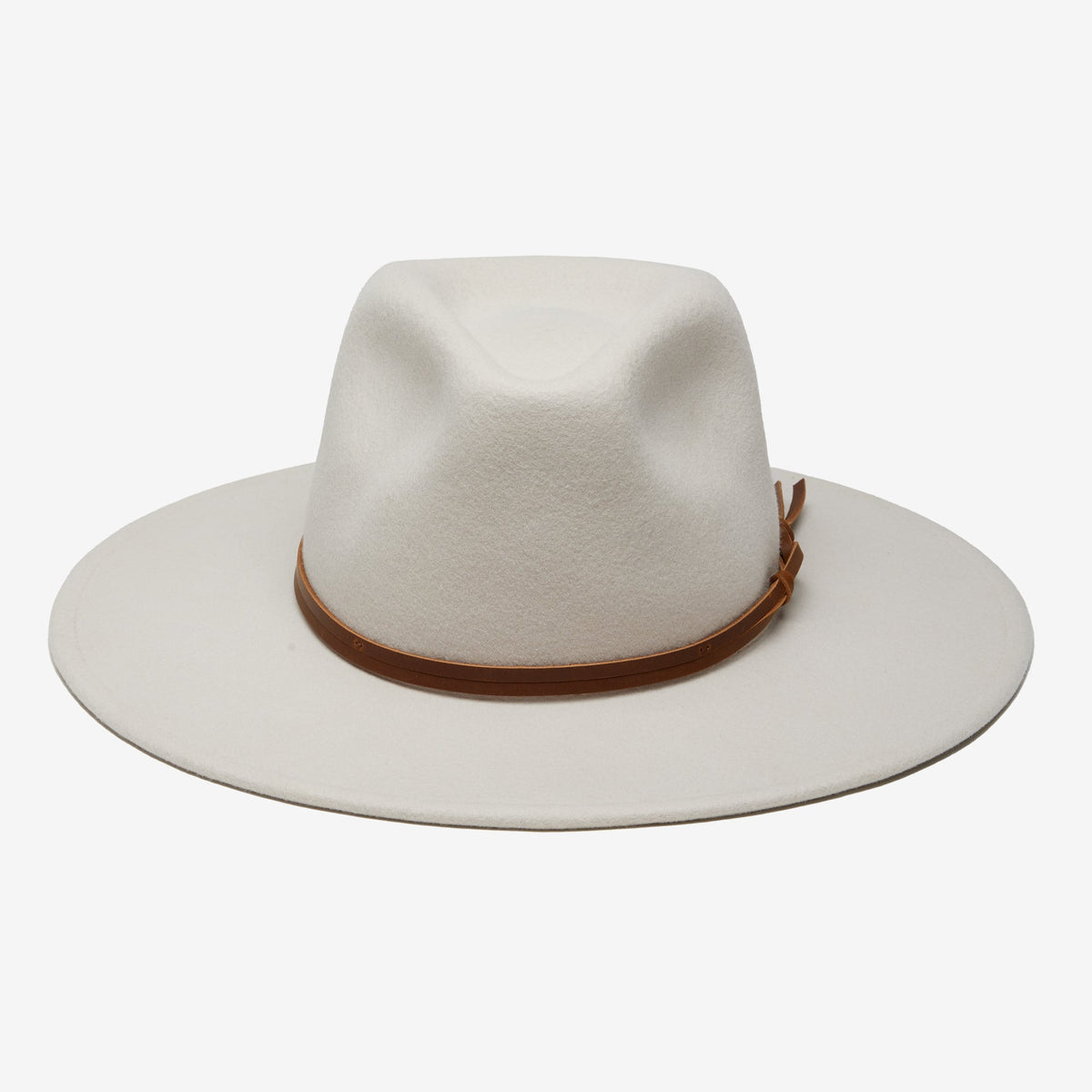 Azurine Putty Packable Wool Fedora