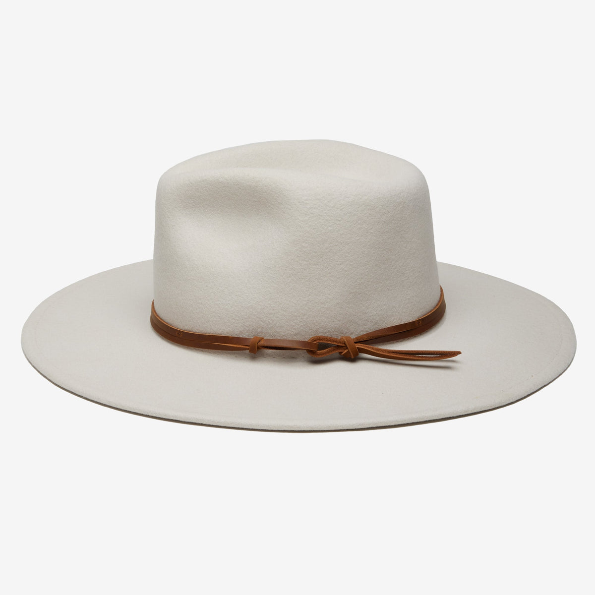 Azurine Putty Packable Wool Fedora
