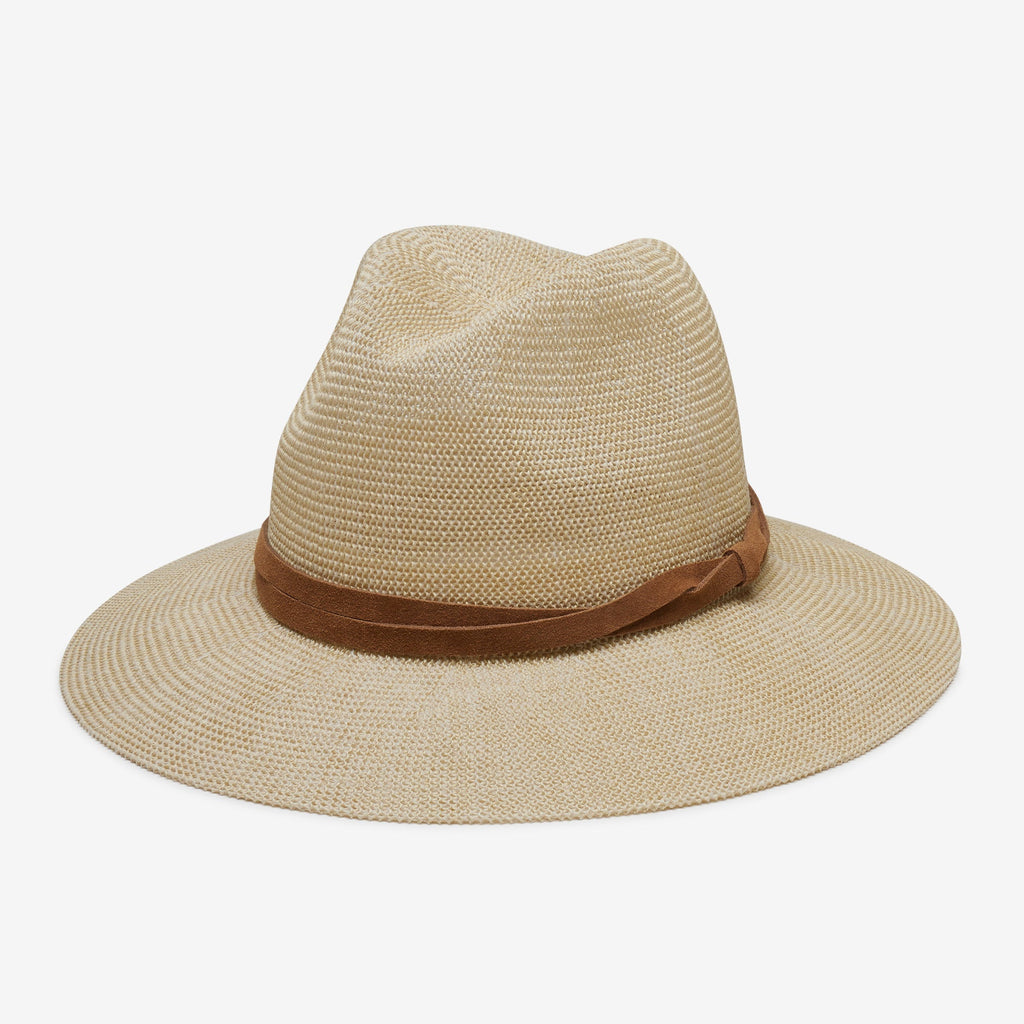 Opaline Natural Woven Straw Panama Hat