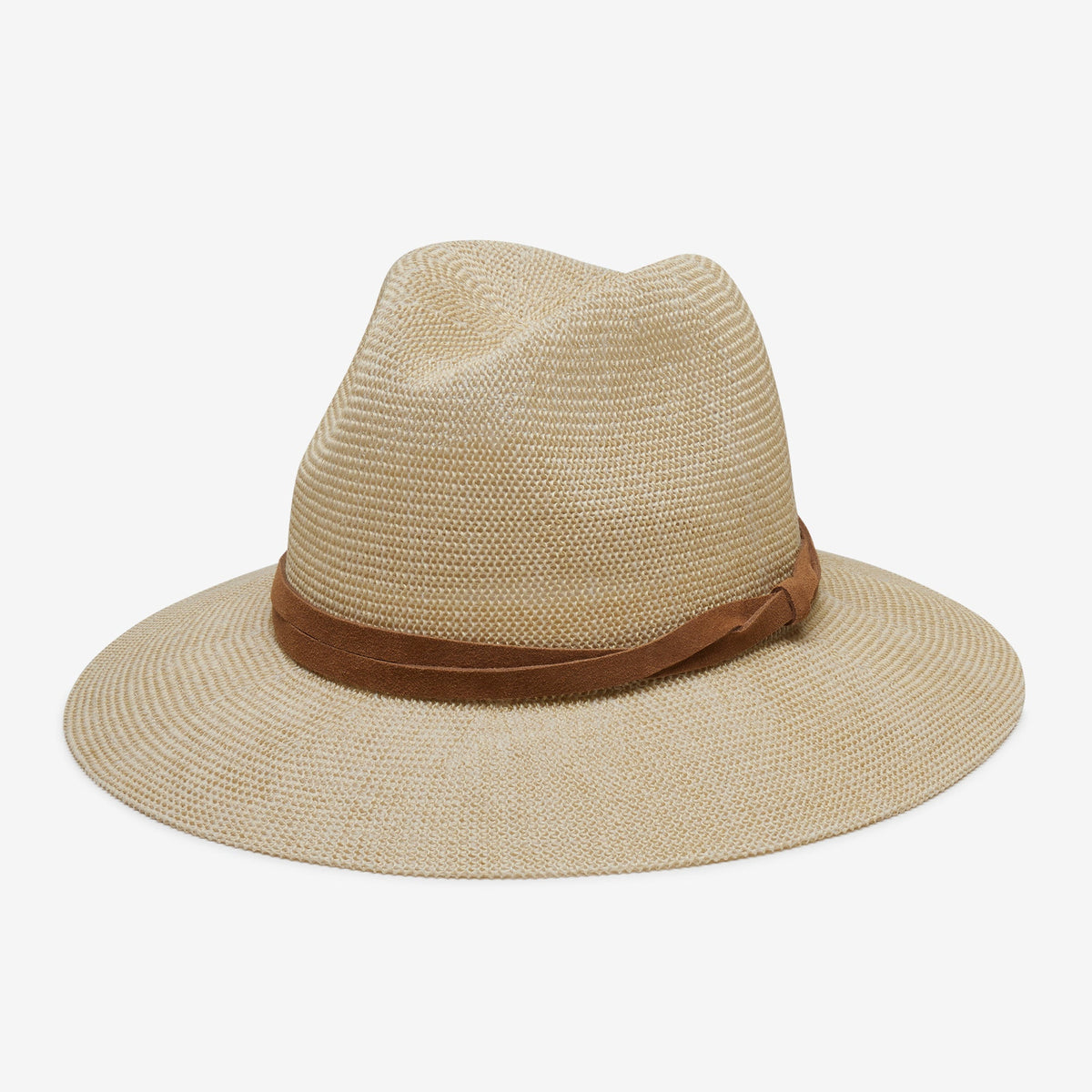 Opaline Natural Woven Straw Panama Hat