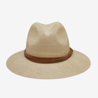 Opaline Natural Woven Straw Panama Hat