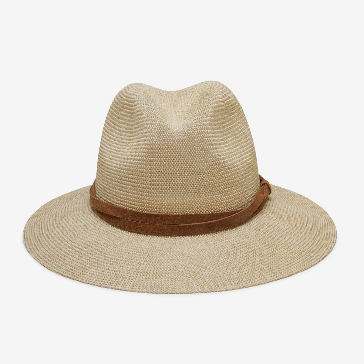 Opaline Natural Woven Straw Panama Hat