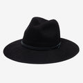 Sablewood Black Wide-Brim Packable Panama Hat