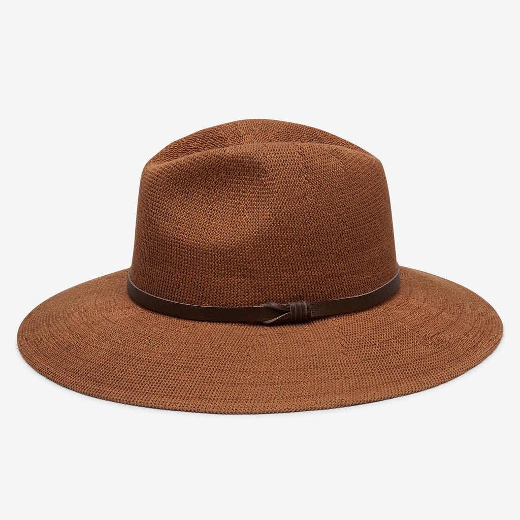 Vesper Honey Wide-Brim Packable Panama Hat