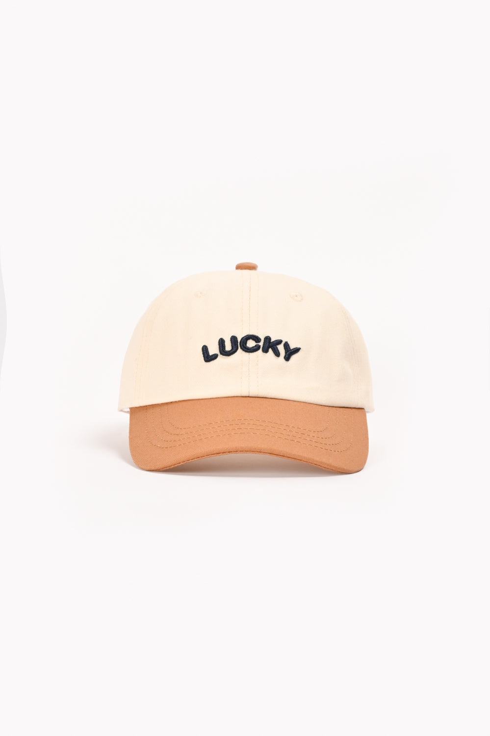 Boys' Ziggy Off-White & Beige Baseball Cap