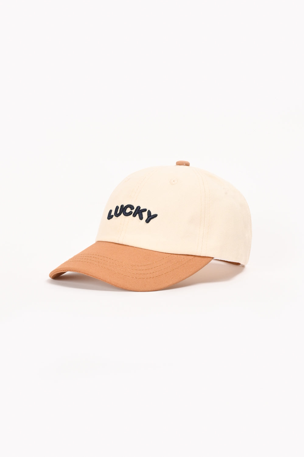 Boys' Ziggy Off-White & Beige Baseball Cap