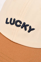 Boys' Ziggy Off-White & Beige Baseball Cap