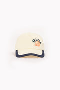 Boys' Pockets Off-White Baseball Cap