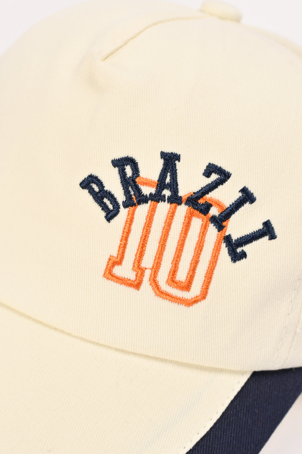 Boys' Pockets Off-White Baseball Cap