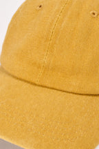 Girls' Comet Mustard Baseball Cap