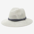 Serene Light Grey Woven Straw Panama Hat
