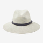 Serene Light Grey Woven Straw Panama Hat