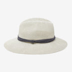 Serene Light Grey Woven Straw Panama Hat