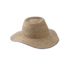 Prestige Striped Raffia Crochet Fedora