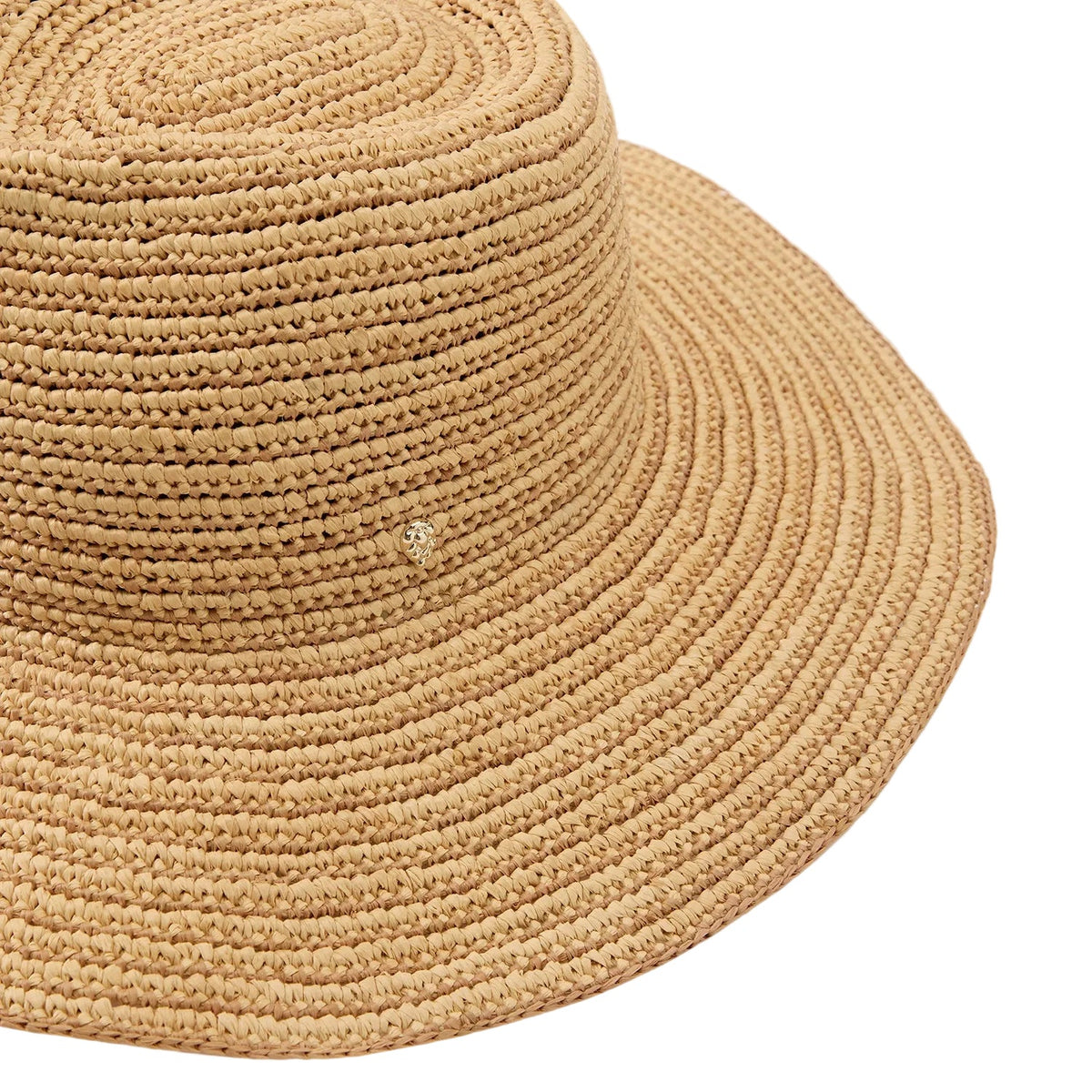 Prestige Striped Raffia Crochet Fedora