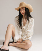 Fable Packable Raffia Cowboy Hat
